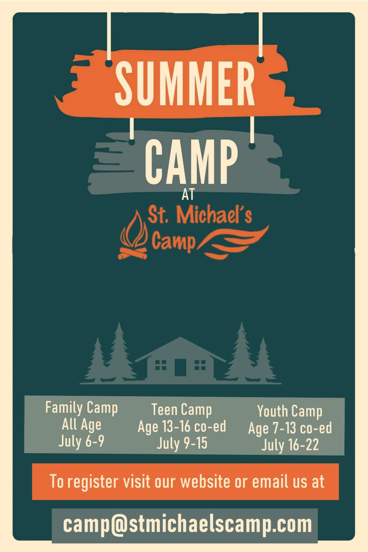 Register for St. Michael's Summer Camp 2023 - July 6 - 22, 2023
